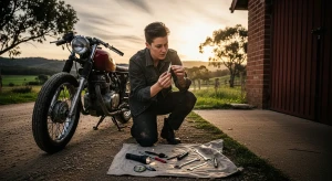 pemilik-motor-sedang-cek-busi