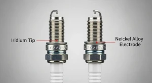 perbandingan-busi-iridium-motor-matic-vs-standar