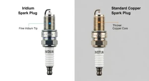 perbedaan-busi-iridium-vs-standar